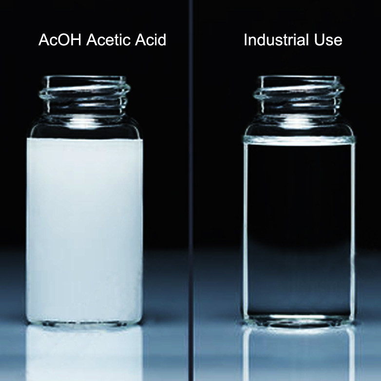 AcOH Solid Liquid Pure Glacial Acetic Acid For Rubber And Plastic Industry