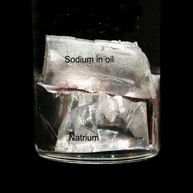 White Silver Metal Sodium Alkali Metal Natrium 99.5% For Chemical Synthesis