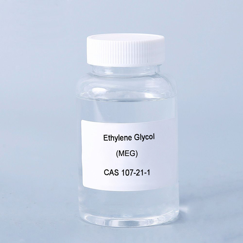 Clear Liquid Meg Ethylene Glycol Cas Number 107-21-1 For Polyester Fibers